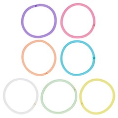 216-Piece Hair Ties, 4mm Pastel Colors Value Pack, Durable Ponytail Holders F…