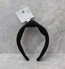 Time and Tru Womens Knot Hair Headband Black NWT
