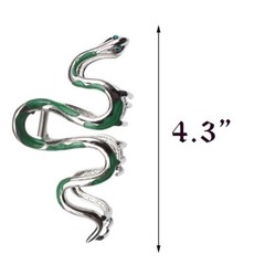 Snake Design Big Hair Claws Clips Halloween Gothic Women Hair Accessories Gift