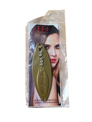 HairDiamond Hair Accessory With Swarovski Elements Gold Tone 6 Diamonds Per Pack