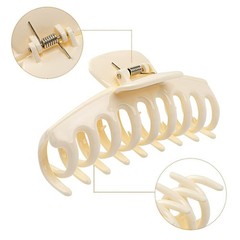Claw Clip Hair Clip 8 Pack 4.3 Ihch Rectangular Hair Clips for Women Girls Large