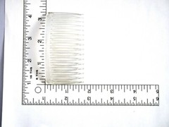 8 Combs x Good Hair Days Clear Grip Tuth Sidecombs Tucks Made in USA, 4 Sets