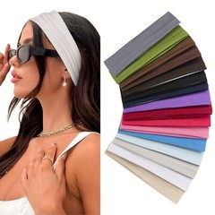 Women Soft Thin Elastic Sport Headbands Non-Slip for Yoga Running Hair