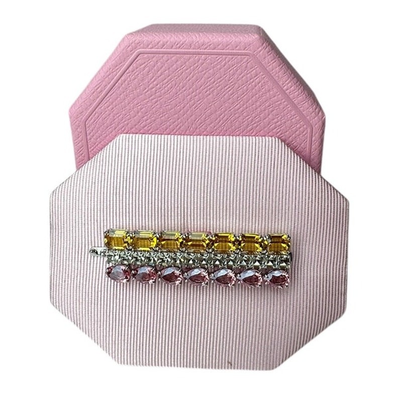 Swarovski Hair clip Mixed cuts, Rectangular shape, Multicolored Hair Accessories