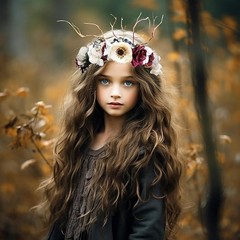 Vivivalue Women Floral Crown Rose Flower Headband Hair Wreath Floral Headpiece