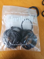 Heliums Small Hair Ties – Black – 1 Inch Hair Bands, 2mm 48 Count Great Product!