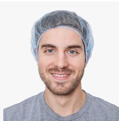 Pack of 100 Disposable 21″ Honeycomb Hair Nets Nylon Breathable Caps Head Cover