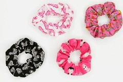 Barbie Scrunchies Barbie Hair Accessories Size 5”x5” Handmade Cotton