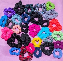 scrunchies women’s hair accessories All colors Lot of 30 Free Fast shipping