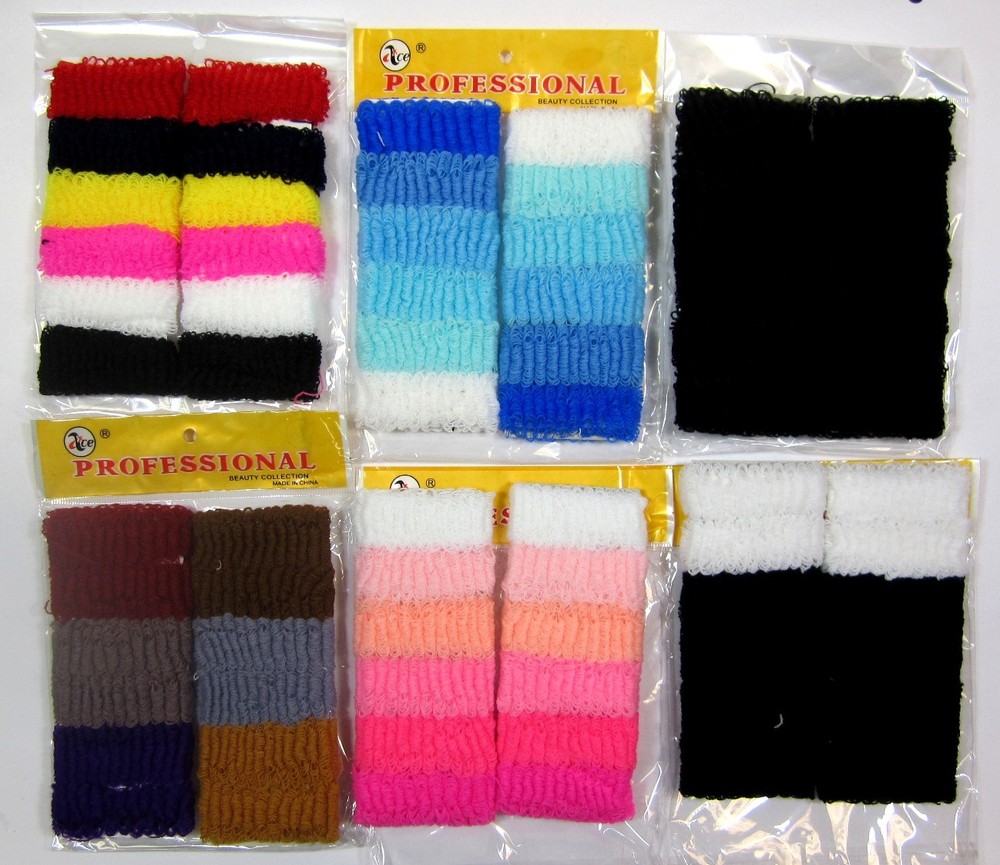 12 COUNT-1″ WIDTH- HAIR DONUT PONYTAIL HOLDER, SCRUNCHIES HAIR TWISTER–D1002