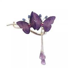 Butterfly tassel hair accessory, high-end elegant large hair clip