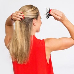 REVLON 2 Count Brown Black Strong Hold Hair Claw Clip