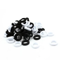 200PCS Women Girls Colorful Nylon Elastic Hair Bands Ponytail Hold Small Hair Ti