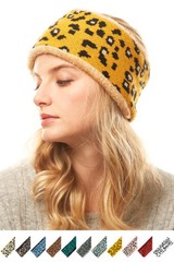 ScarvesMe Women’s Fashion Leopard Animal Print Soft Headband Headwrap