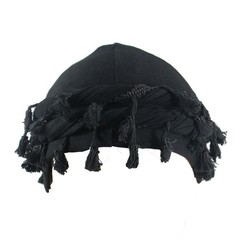 Turban Head Wraps for Men Skull Cap Halo Turban Pre-Tied Tassels Men Satin Lined