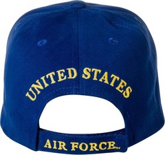United States Air Force Logo Hat Blue Cap USAF Men Women Adjustable Strap