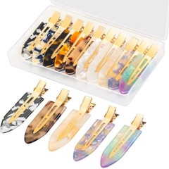 10 Pcs No Bend Hair Clips for Women Styling Sectioning, 2.7″ No Crease Bangs