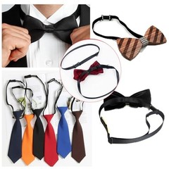 10 Pack Bow Ties Straps Replacement Adjustable Bow Tie Holder Elastic Band