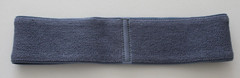 Nike Logo Knit Elastic Headband Unisex Adult Ashen Slate/Lime Ice