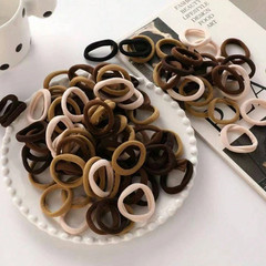 Minimalist Multi-Color Scrunchies High Elastic Vertical Striped Braided Headband