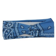 3 PCS Assorted Bandanna Print Headband Women’s Yoga Hair Wrap Paisley Twisted