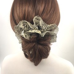 Daria L Luxurious and Modern Scrunchies Church Wear Ponytail Holders Oversized