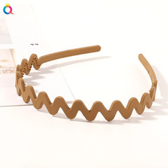 Simple Wave anti Slip Plastic Hairbands Headband Women Girls Kids Scrunchie Hair