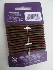 Goody WoMens Ouchless Elastics, Brunette, 12 Count