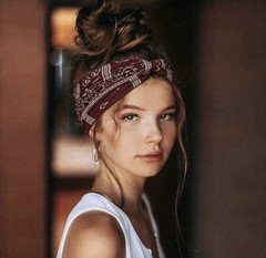 4pcs Women’s Boho Style Hair Accessories Set, Fashionable Printed Headbands
