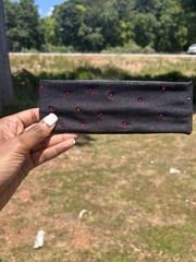 Ruby Rhinestone Unisex Headband