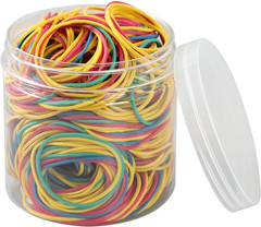 600Pcs 1Inch Small Rubber Bands Stretchable Rubber Elastics Bands General Purpo
