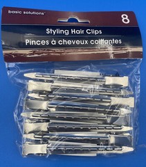 Basic Solutions Set/ Styling Combs Of 6/ Styling Hair Clips 2x 8.