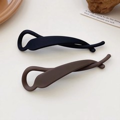 2pcs Simple Fashion Banana Clip Ponytail Hair Clip Elegant Hair Accessories