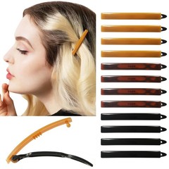 AURORA PIN 12pcs Hair Barrettes Set for Women and 1 Count (Pack of 12), SN2