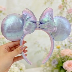 2025 Disney` Parks Ears Iridescent Purple Minnie Mouse Ears Japan Tokyo Headband