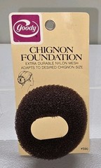 Vintage 1977 Goody Chignon Foundation Nylon Mesh Hair Accessory #590 Old Stock