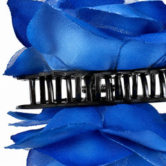 2PC Large Chiffon Rose Flower Hair Claw Clips Double-Sided Rose Hair Accessories