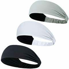 Men Women Headbands Workout Moisture Wicking Fitness Sweatband for Yoga Running