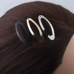10 PCS Non-Slip Hair Clips – 3.1″ Large Oval Shape Metal Snap Barrettes Grips