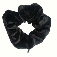 Velvet Scrunchie with Zipper Pocket for Women – Hair Tie with Hidden Storage Com