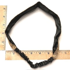 Women Soft Headband Headwrap Fabric Kerchief Hair Bandeau Ponytail Holder Shiny