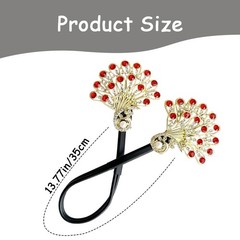6 PCS Rhinestone Hair Bun Makers Fashion Lazy Bun Maker Elegant Hair Curler F…