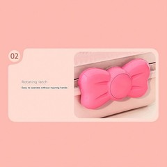 Hair Accessories Organizer 3 Layer Hair Tie Storage Box Collapsible Plastic Box