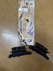 Kitsch Black Butterfly Clamp Clips 1 Pack Of 6 New In Package