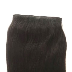 100% Real Human Hair Halo Volumizer Hair Extension 16in Natural Black Hair 50gm