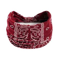 Bohemian Headbands for Women Cashew Flower Head Band Yoga Sports Hairband wide