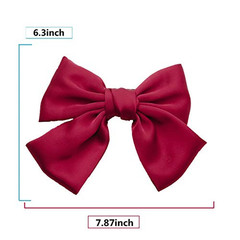 Hair Clip, Large Red Bow Hair Bow for Women Girls, Hair Accessories Styling Tool