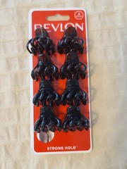 Revlon Strong Hold Claw Clips 8 Pieces