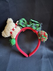 Teddy Bear Christmas Headband Set Of 2