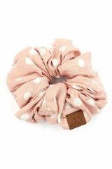 C.C Exclusive Fashion Soft Polka Dot Soft Viscose Scrunchies Ponytail Holder